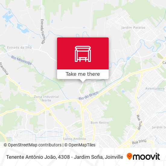 Tenente Antônio João, 4308 - Jardim Sofia map