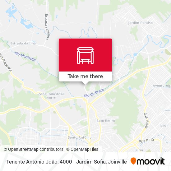Tenente Antônio João, 4000 - Jardim Sofia map