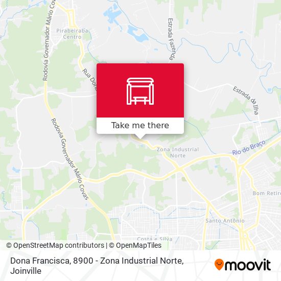 Dona Francisca, 8900 - Zona Industrial Norte map