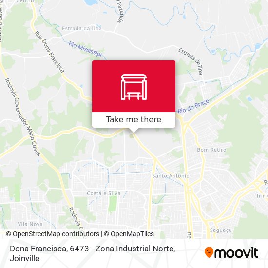 Dona Francisca, 6473 - Zona Industrial Norte map