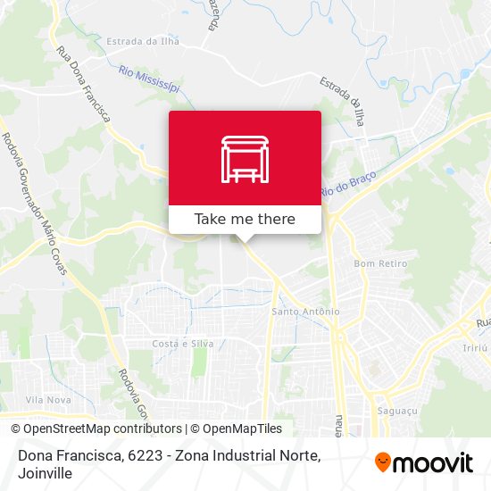 Dona Francisca, 6223 - Zona Industrial Norte map