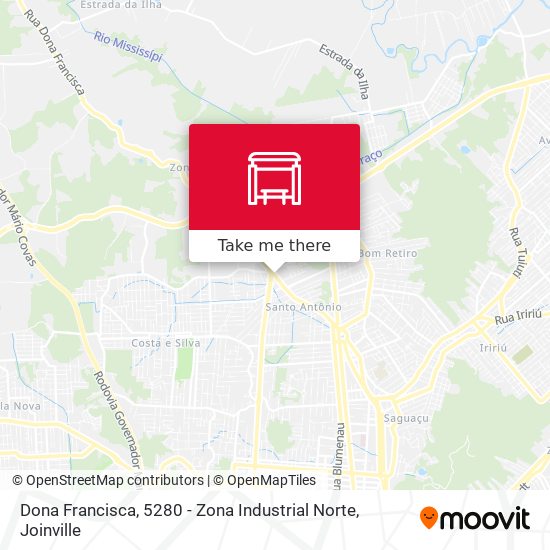 Mapa Dona Francisca, 5280 - Zona Industrial Norte