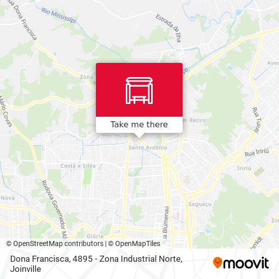 Mapa Dona Francisca, 4895 - Zona Industrial Norte