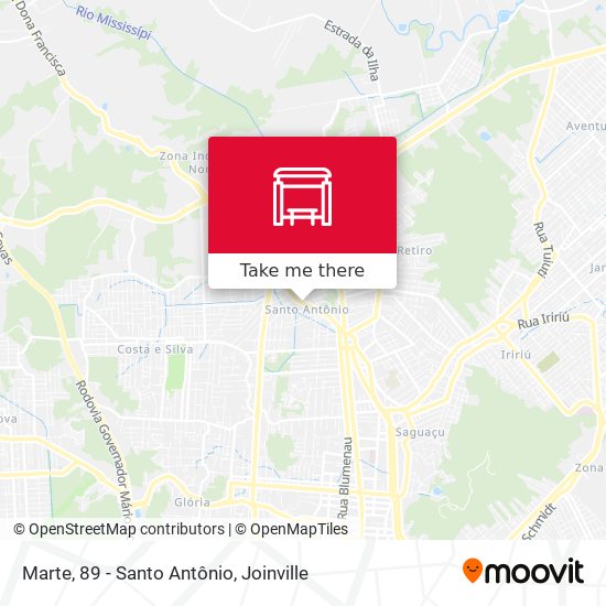 Marte, 89 - Santo Antônio map