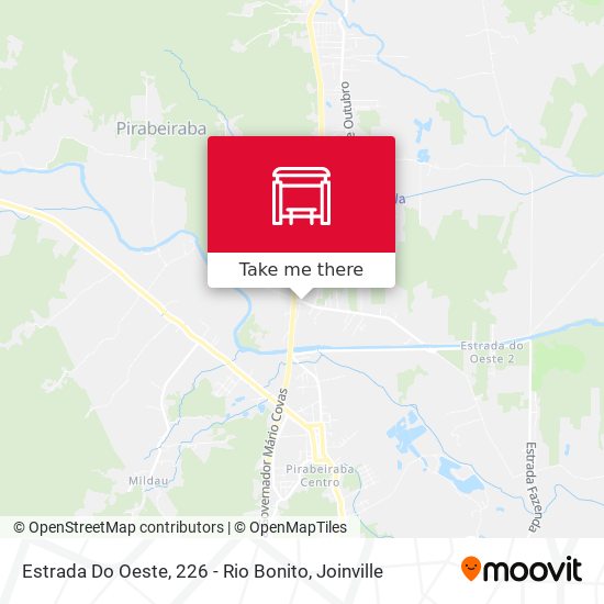 Estrada Do Oeste, 226 - Rio Bonito map