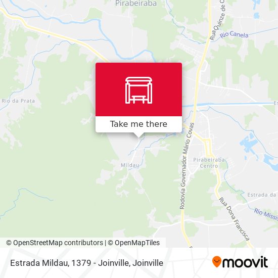 Estrada Mildau, 1379 - Joinville map