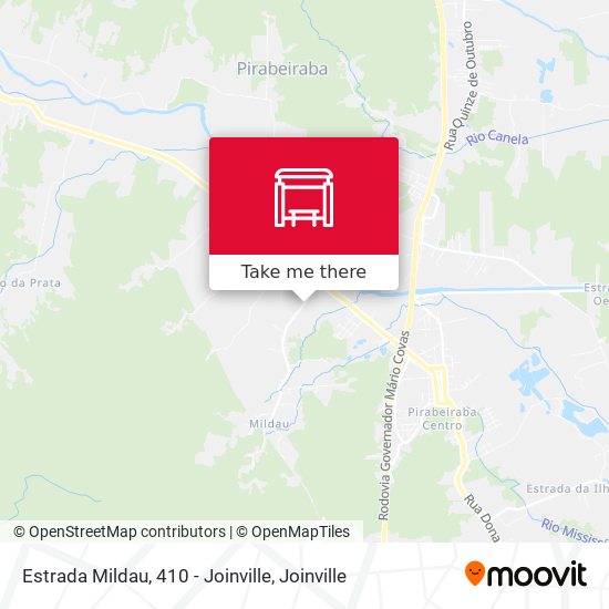 Estrada Mildau, 410 - Joinville map