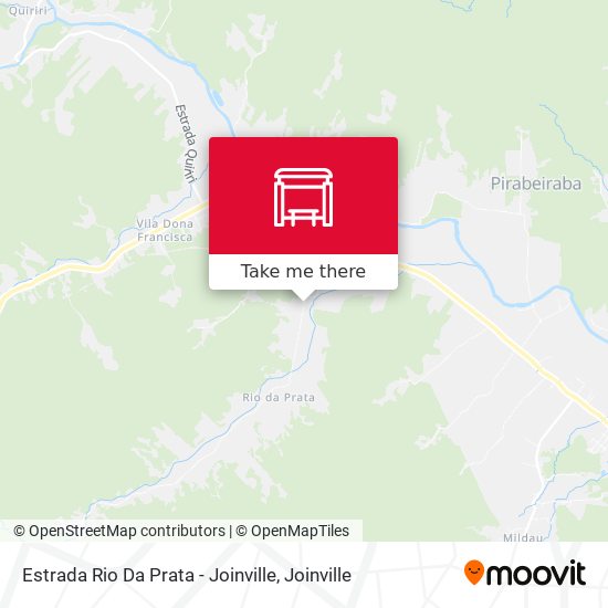 Estrada Rio Da Prata - Joinville map