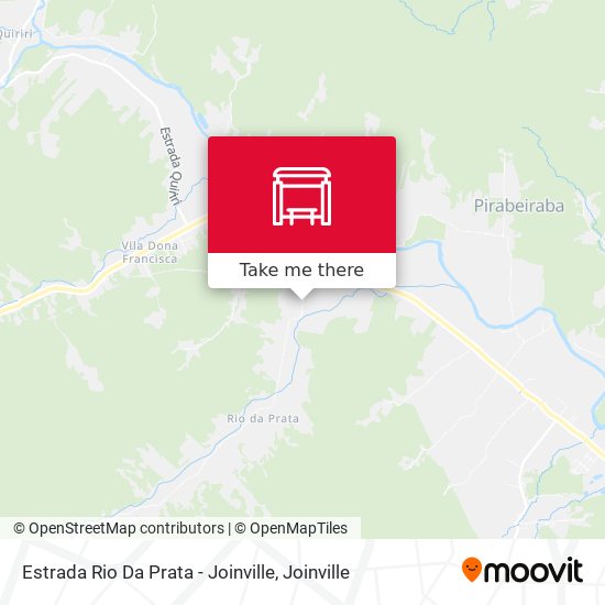 Estrada Rio Da Prata - Joinville map