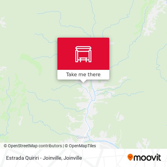 Estrada Quiriri - Joinville map