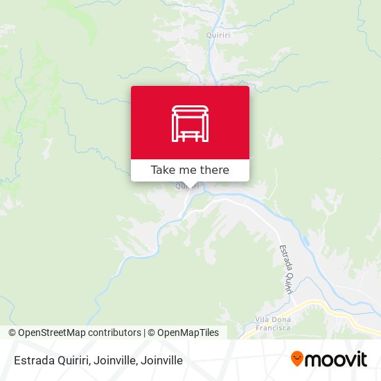 Estrada Quiriri, Joinville map