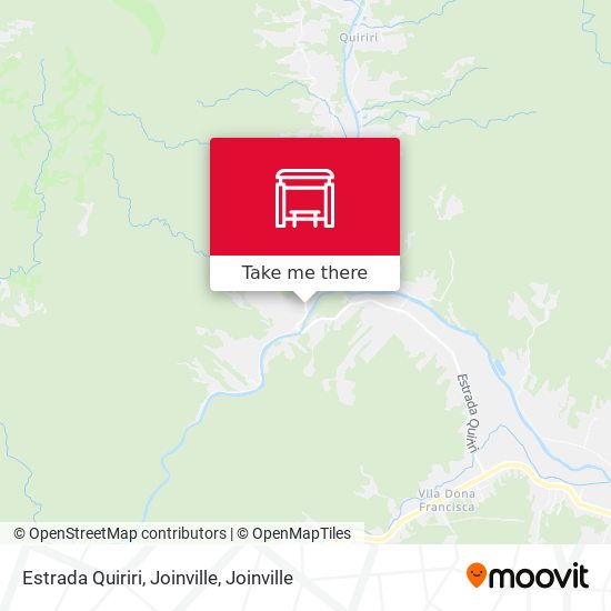 Estrada Quiriri, Joinville map