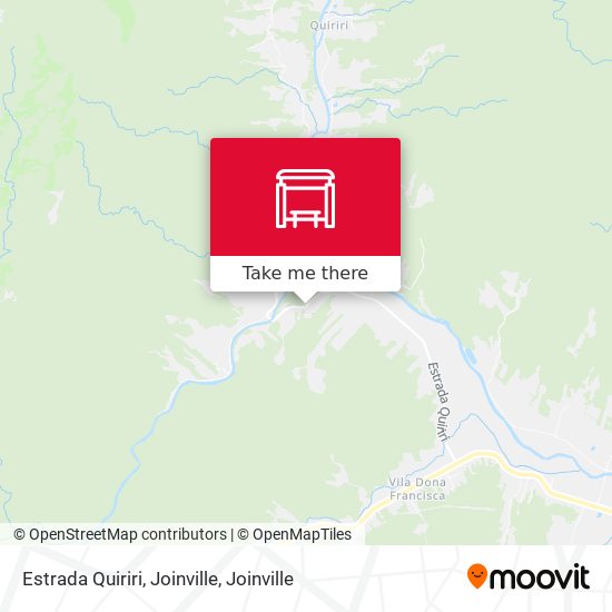 Estrada Quiriri, Joinville map