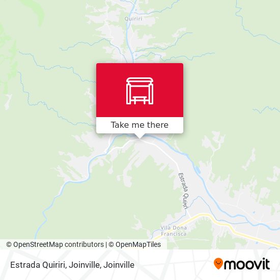 Estrada Quiriri, Joinville map