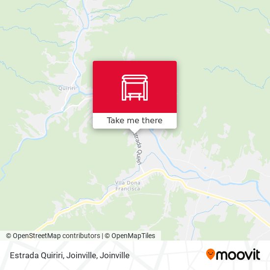 Estrada Quiriri, Joinville map