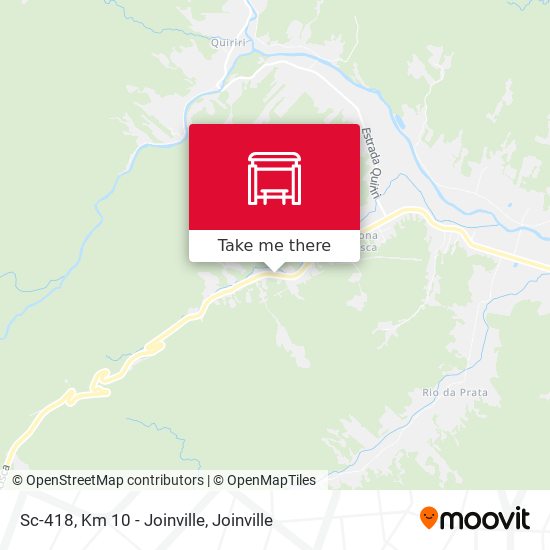 Sc-418, Km 10 - Joinville map