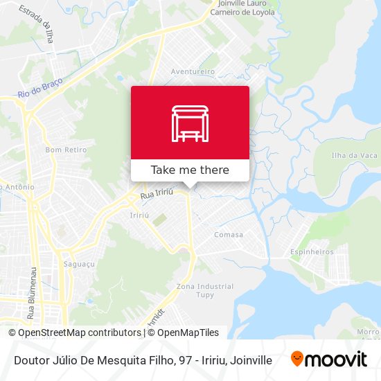 Doutor Júlio De Mesquita Filho, 97 - Iririu map