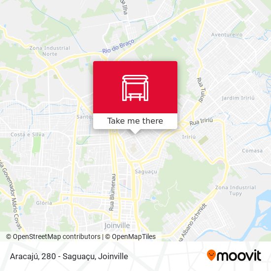 Aracajú, 280 - Saguaçu map