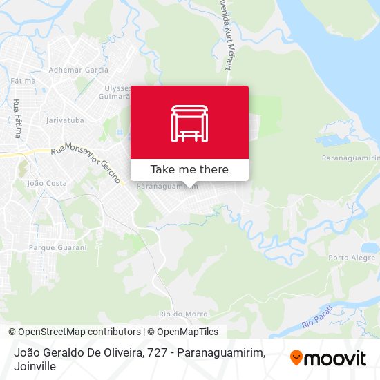 Mapa João Geraldo De Oliveira, 727 - Paranaguamirim