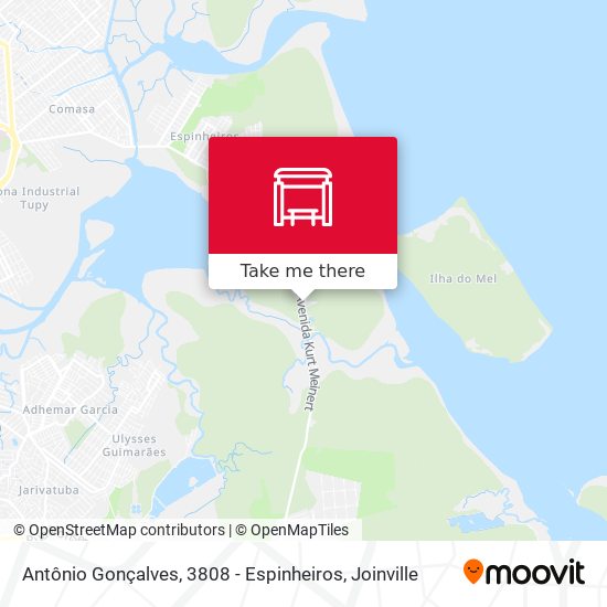 Antônio Gonçalves, 3808 - Espinheiros map