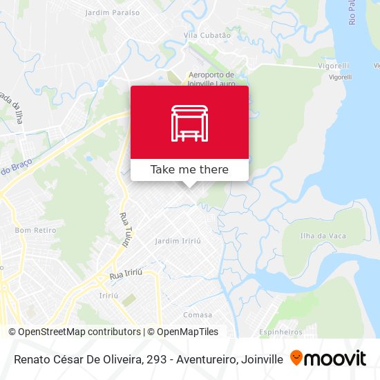 Renato César De Oliveira, 293 - Aventureiro map