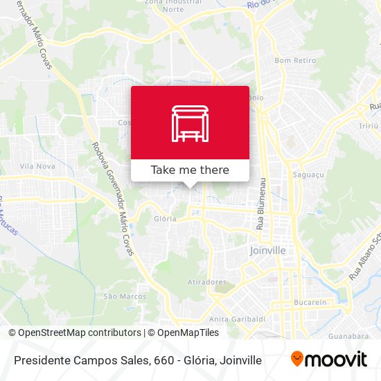 Presidente Campos Sales, 660 - Glória map