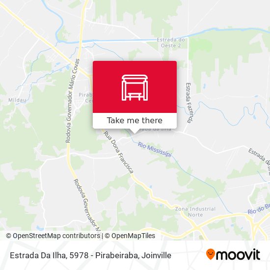 Estrada Da Ilha, 5978 - Pirabeiraba map