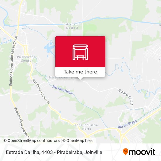Estrada Da Ilha, 4403 - Pirabeiraba map