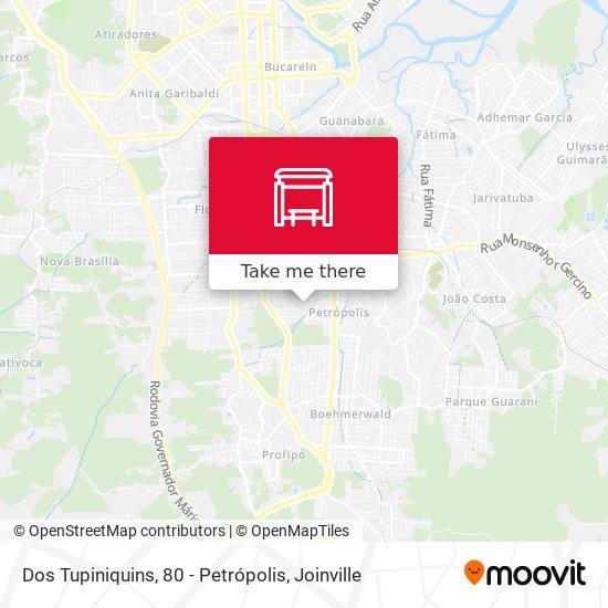 Dos Tupiniquins, 80 - Petrópolis map