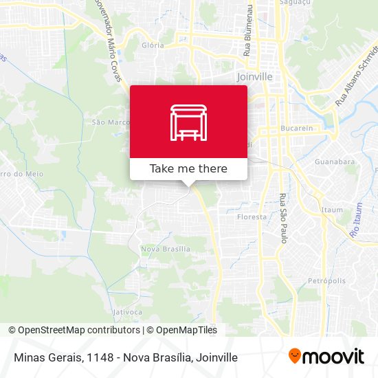 Minas Gerais, 1148 - Nova Brasília map