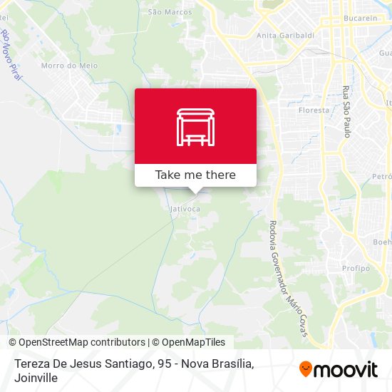 Tereza De Jesus Santiago, 95 - Nova Brasília map