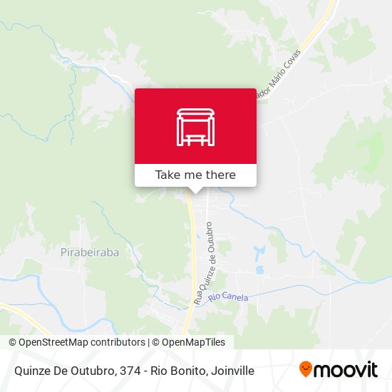 Quinze De Outubro, 374 - Rio Bonito map