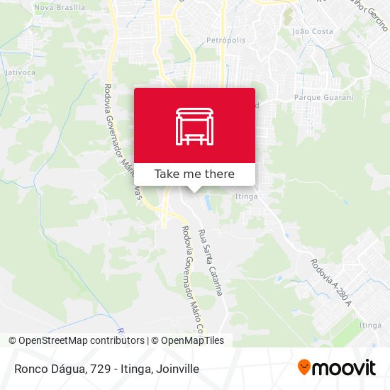 Ronco Dágua, 729 - Itinga map