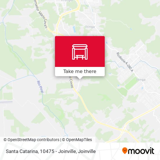 Mapa Santa Catarina, 10475 - Joinville