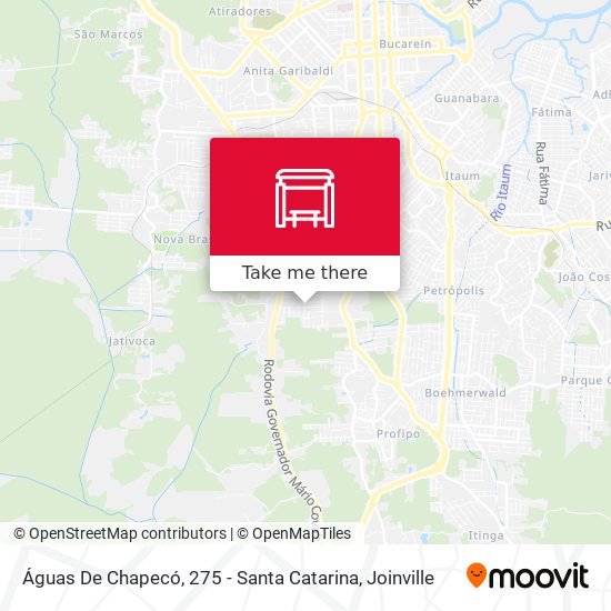 Águas De Chapecó, 275 - Santa Catarina map