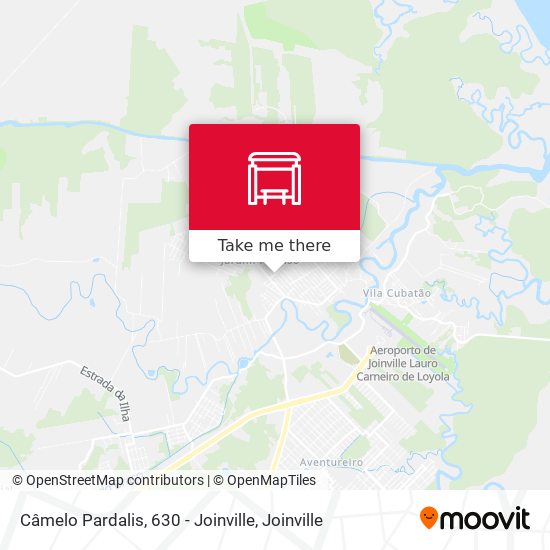 Câmelo Pardalis, 630 - Joinville map