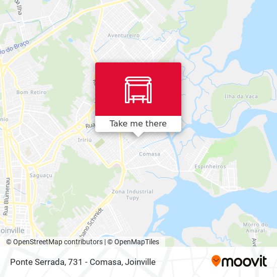 Ponte Serrada, 731 - Comasa map