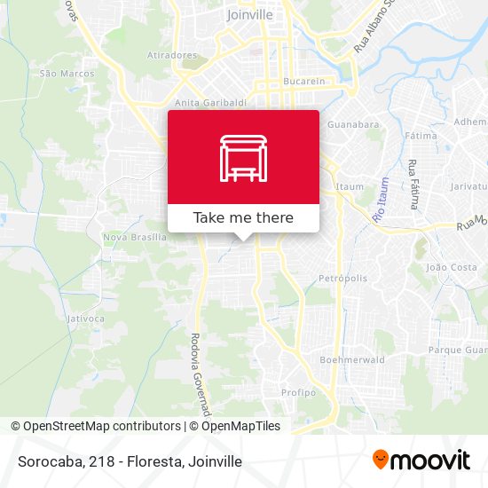 Sorocaba, 218 - Floresta map