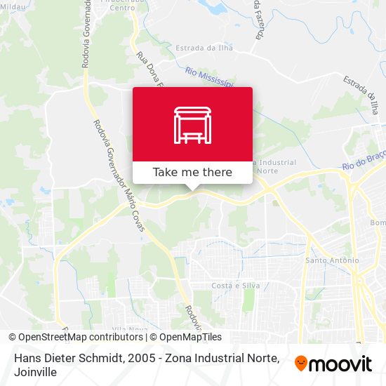 Hans Dieter Schmidt, 2005 - Zona Industrial Norte map