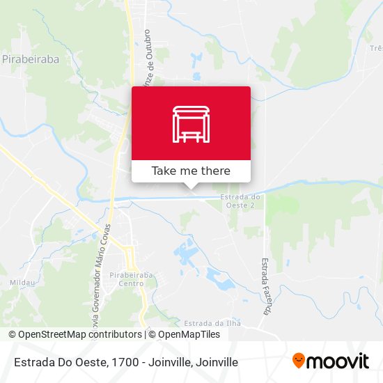 Estrada Do Oeste, 1700 - Joinville map