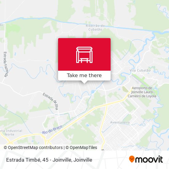 Estrada Timbé, 45 - Joinville map