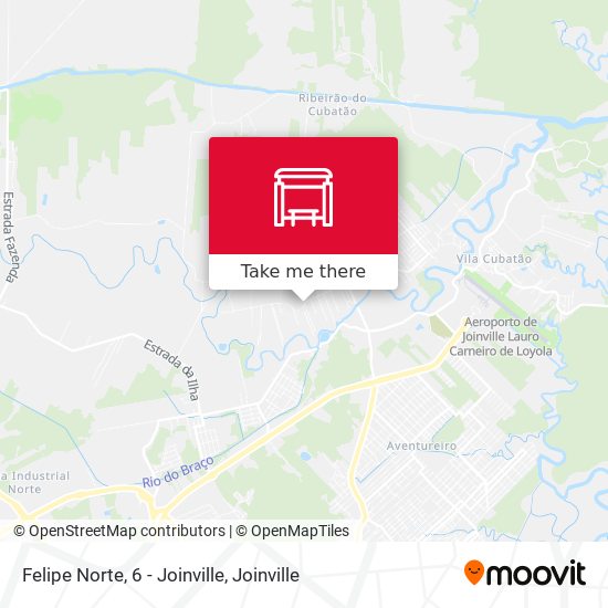 Felipe Norte, 6 - Joinville map