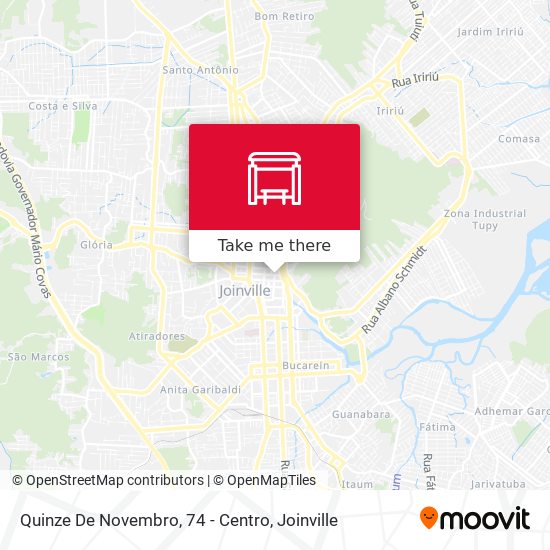 Quinze De Novembro, 74 - Centro map