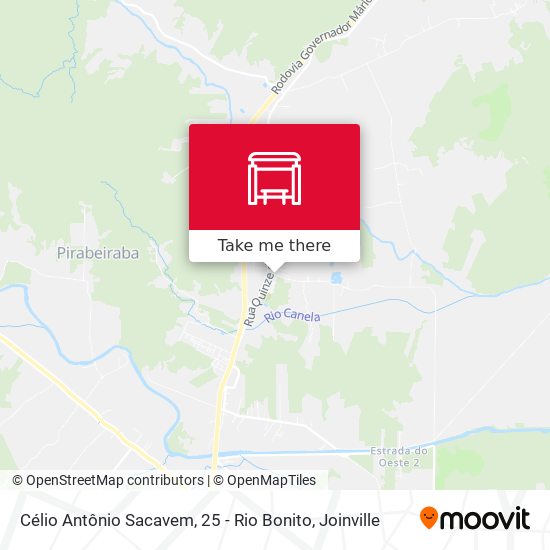Célio Antônio Sacavem, 25 - Rio Bonito map