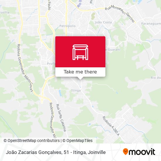 João Zacarias Gonçalves, 51 - Itinga map