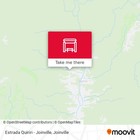 Estrada Quiriri - Joinville map