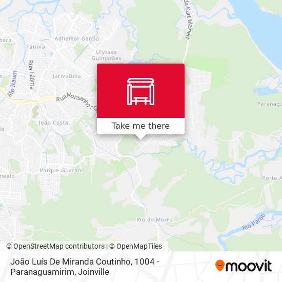 João Luís De Miranda Coutinho, 1004 - Paranaguamirim map
