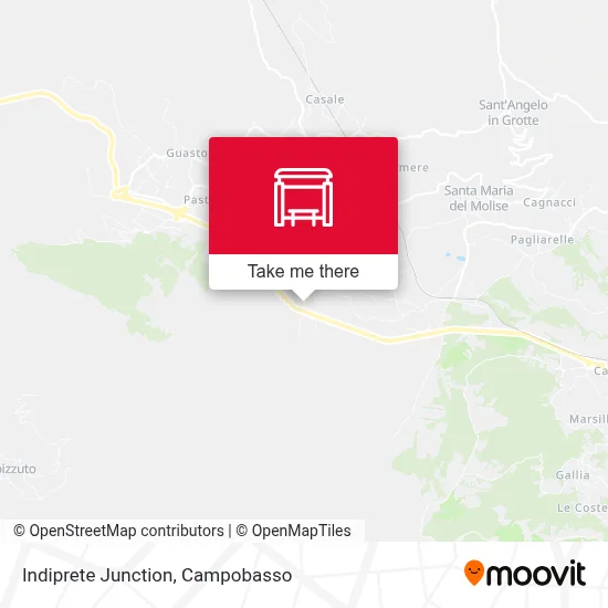 Indiprete Junction map