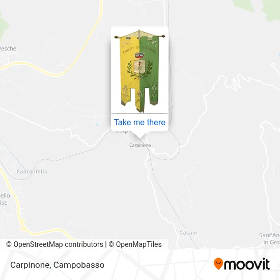 Carpinone map
