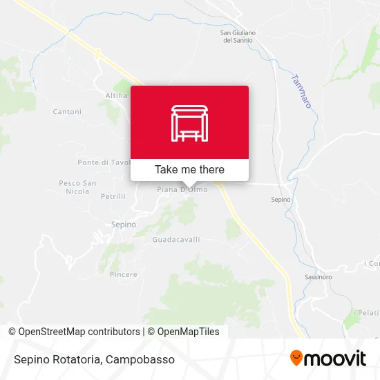 Sepino Rotatoria map